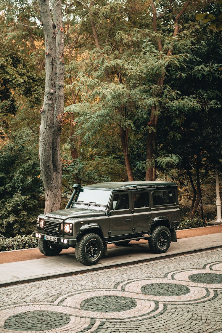 Retro Landrover Defender 4x4 Vehicle 