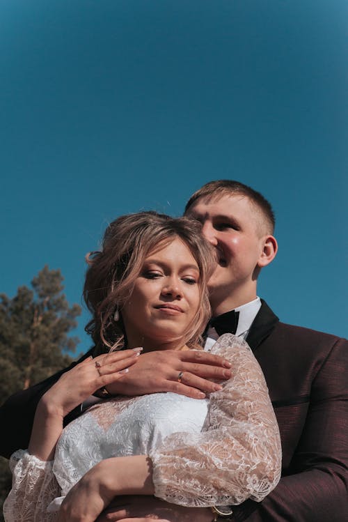 Ingyenes stockfotó együtt, esküvői fotózás, Esküvői ruha témában