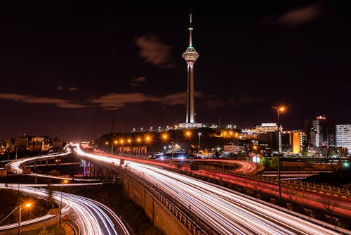 Kostenloses Stock Foto zu abend, architektur, autobahn