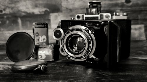 Δωρεάν στοκ φωτογραφιών με gadget, vintage φωτογραφική μηχανή, αντίκα