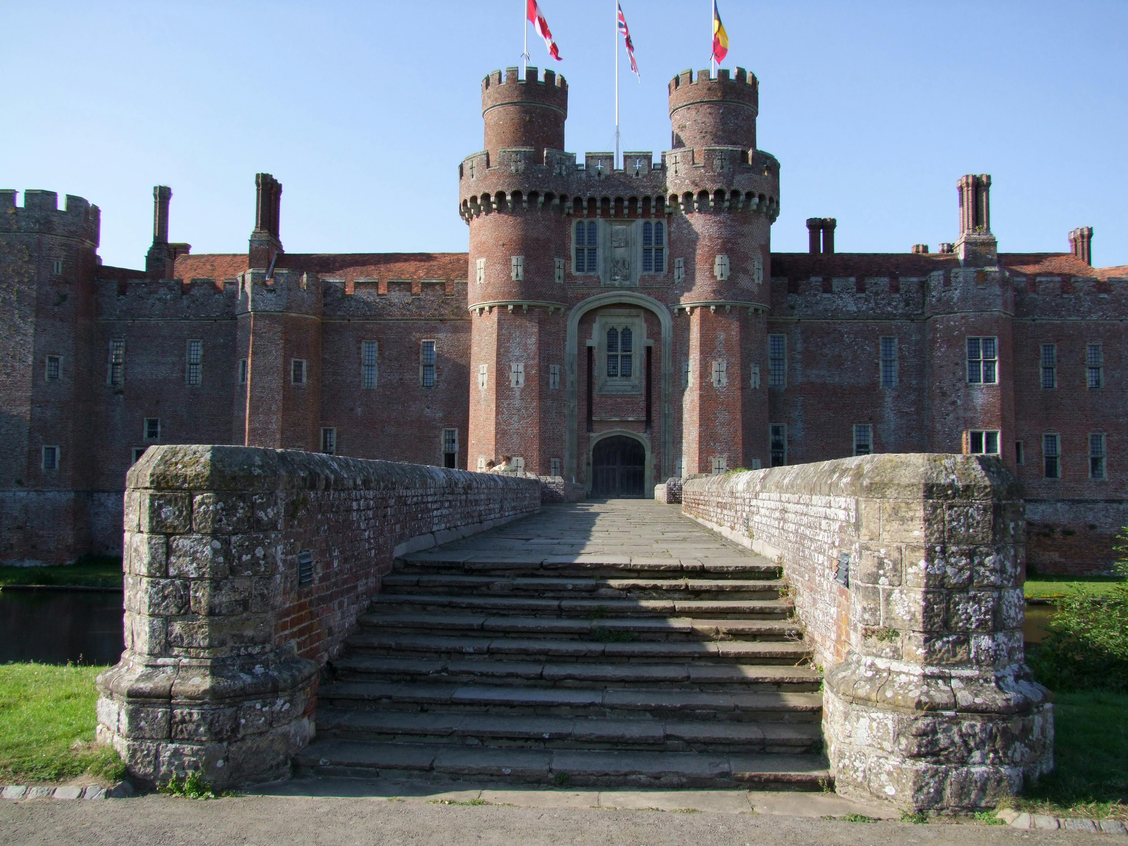 Free stock photo of castle, english castle, Herstmonceux castle