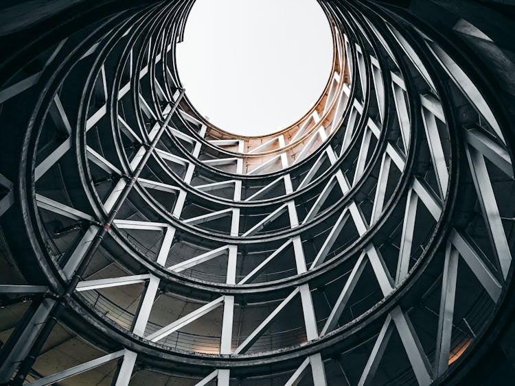 Low Angle Shout Of A Spherical Building