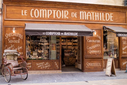 Señalización De La Tienda Le Comptoir De Mathilde