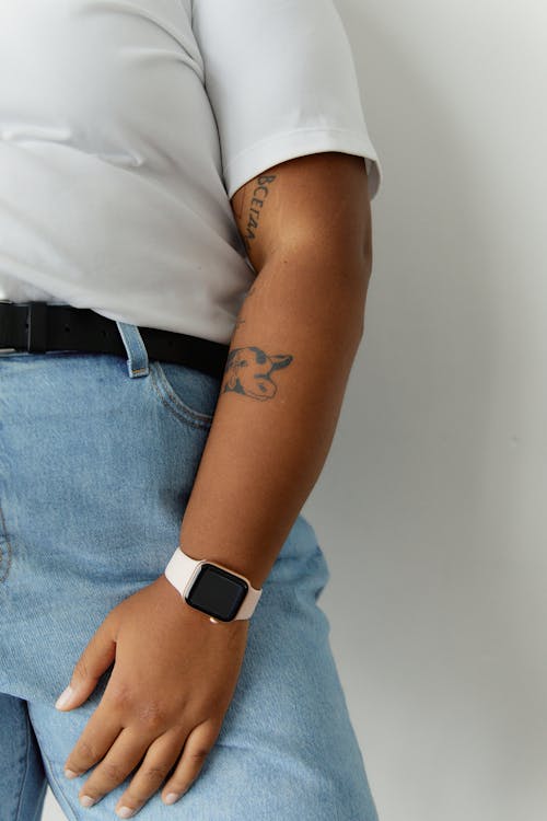 A Person Wearing an iWatch