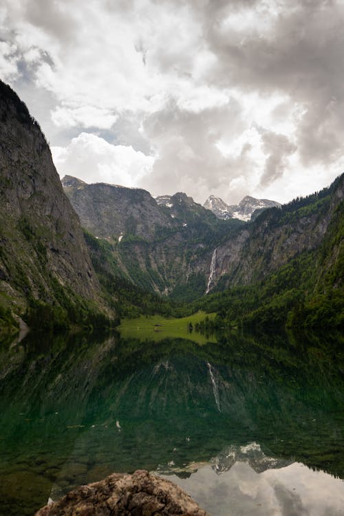 Scenic View of Obersee Lake