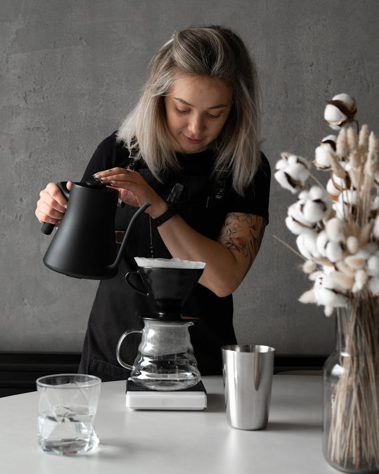 Woman With Teapot