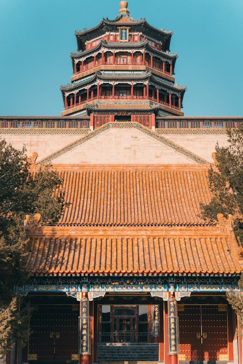 Ilmainen kuvapankkikuva tunnisteilla historiallinen rakennus, kesäpalatsi, Kiina