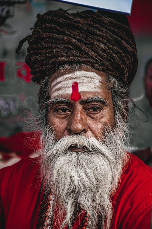 A Elderly Man Wearing Turban