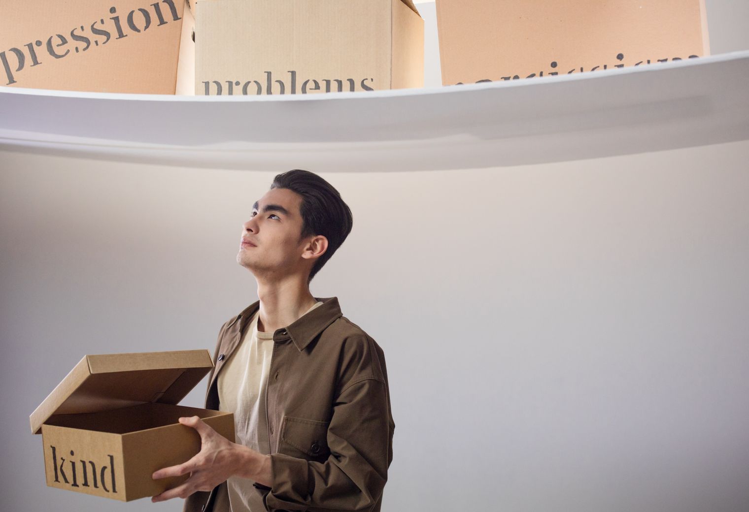 Bisley — student move with boxes and a van