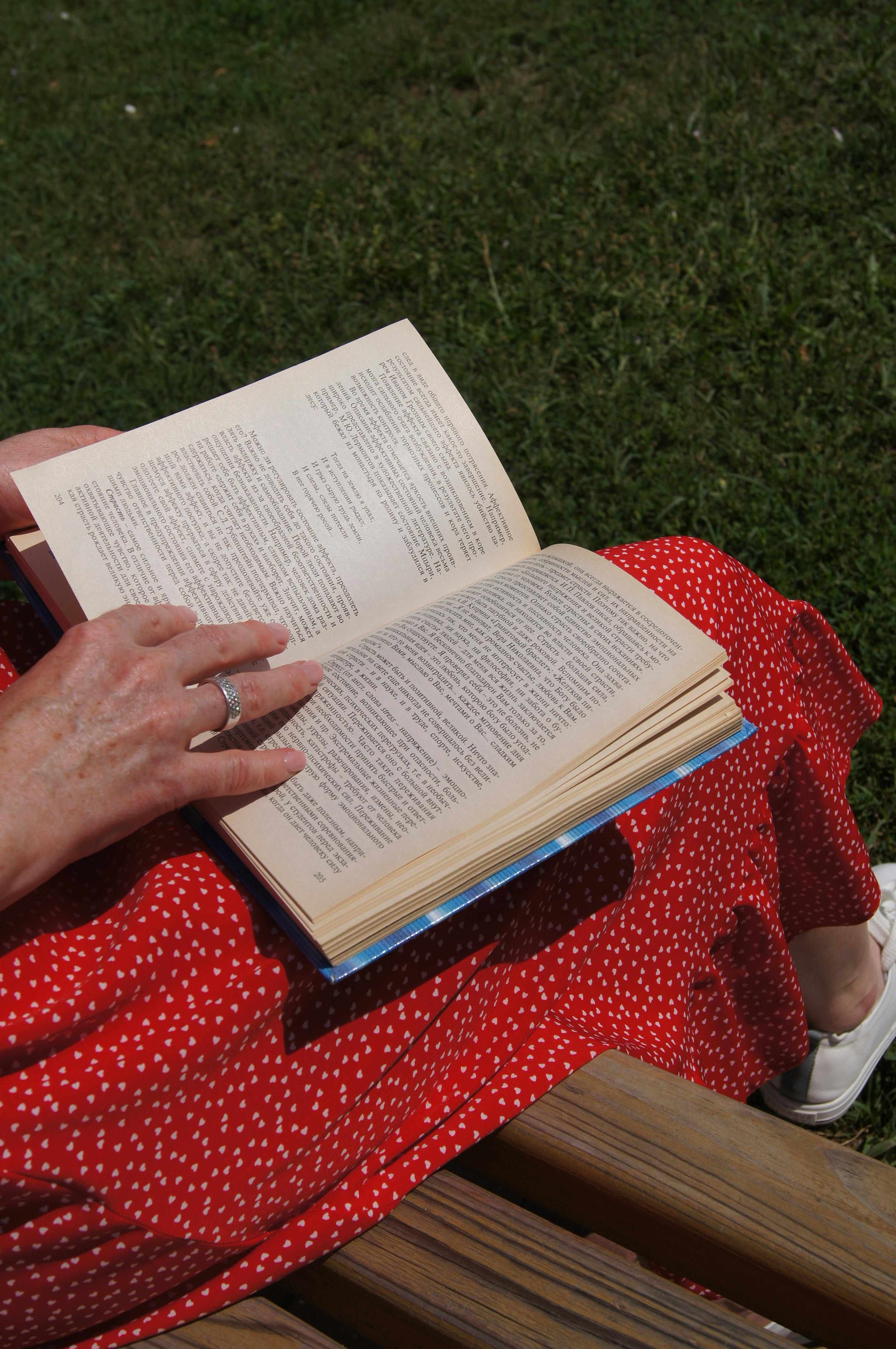 A Person Reading A Book · Free Stock Photo