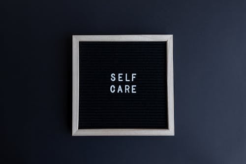 Letter Board on Dark Background