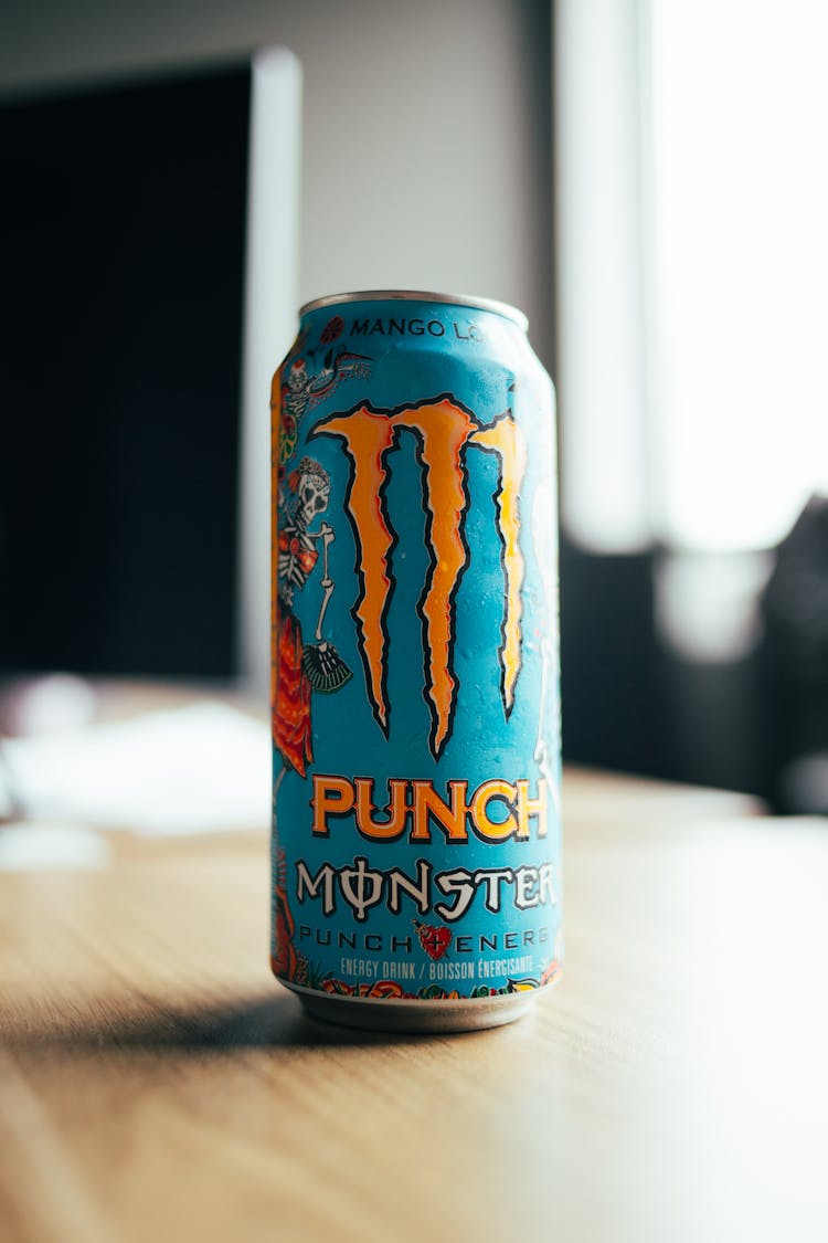 Energy Drink In A Can On A Table