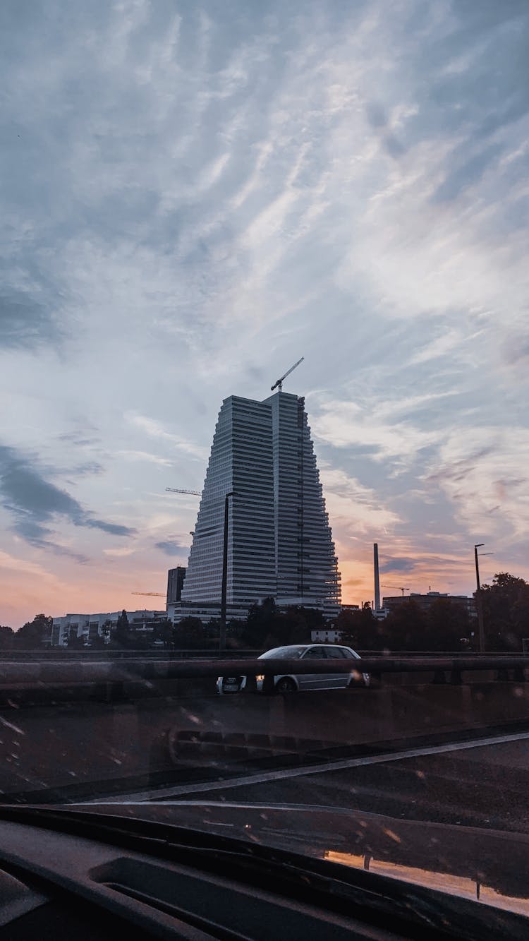 The Roche Towers In Basel Switzerland