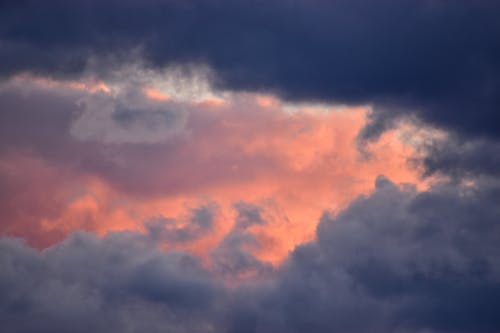 View of Clouds at Sunset