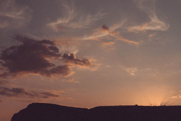 Clouds On Sky At Dawn