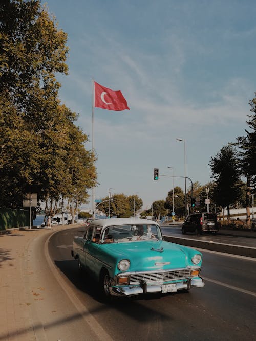 交通系統, 土耳其, 垂直拍攝 的 免費圖庫相片