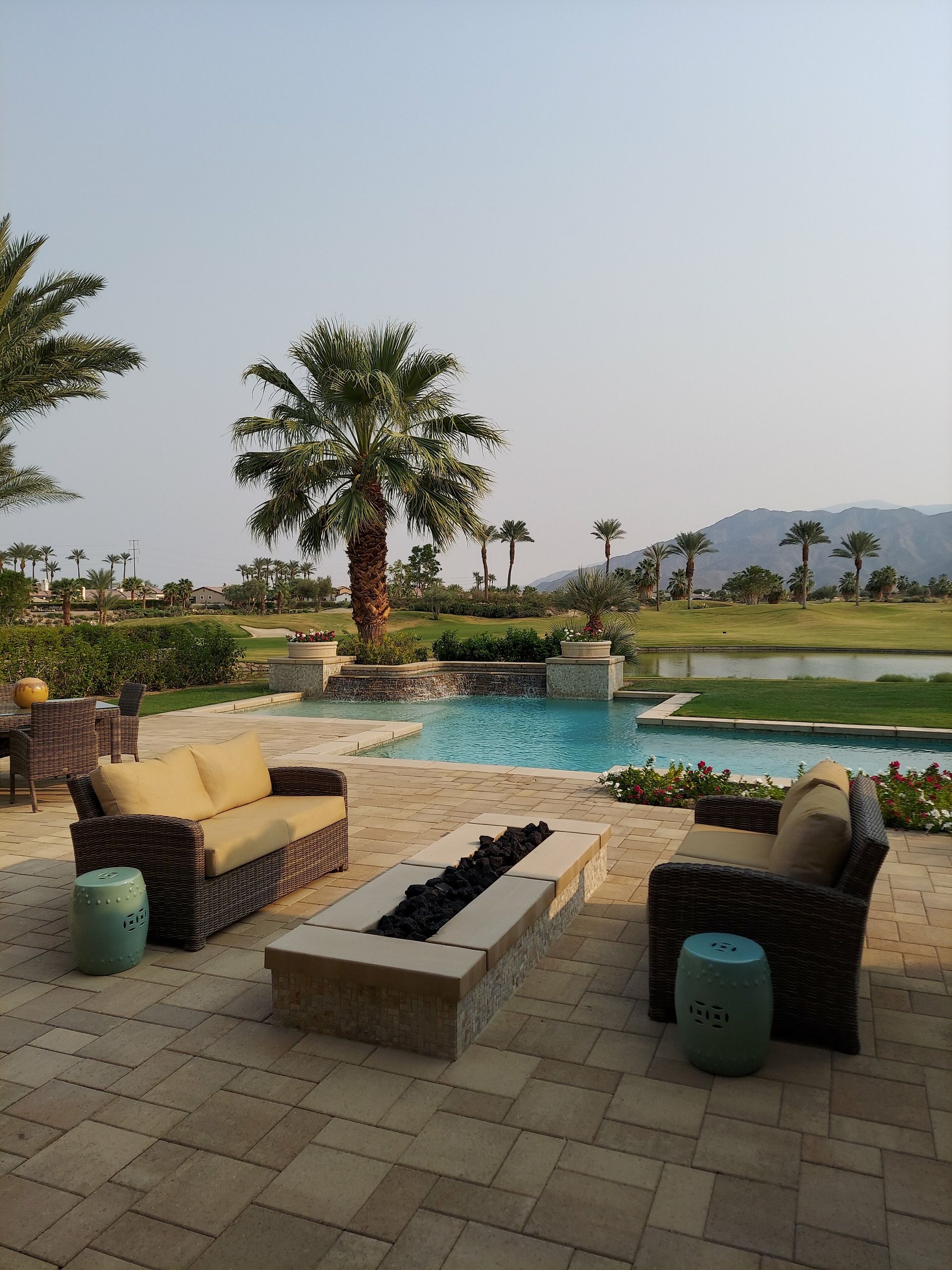 Resort-style backyard transformation