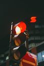 Traffic Light With Red Light