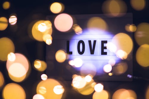 Photos gratuites de amour, bokeh, lettres