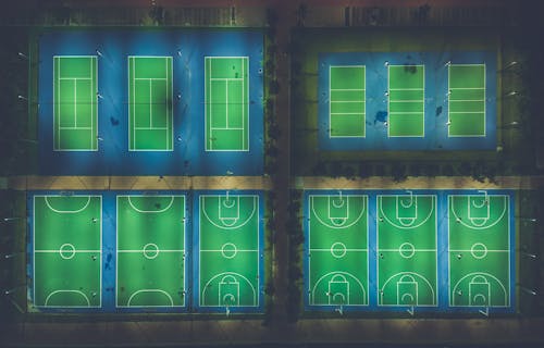 Sports Court Illustration