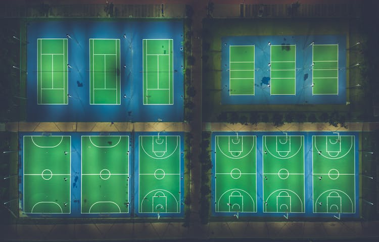 Sports Court Illustration