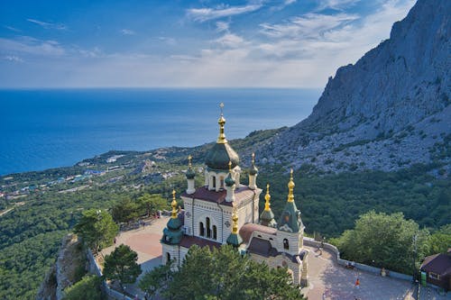 Aerial Photography Foros Church of the Resurrection of Christ