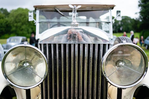 Rolls-Royce Phantom Car in Close-Up Photography