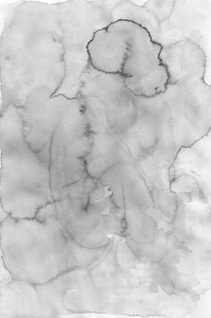 diluted black ink wash