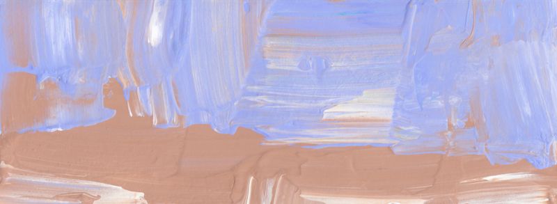 Abstract painting in blue and beige brush strokes — Kseniya Lapteva on Pexels