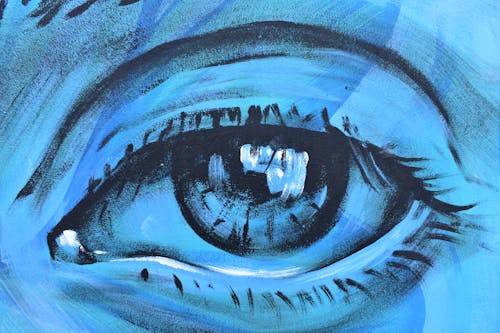 Painting of Person's Eye 