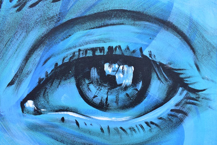 Painting Of Person's Eye 