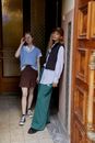 Stylish College Students Posing Together