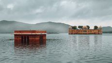 Water Palace on Body of Water