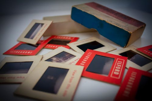 Free A Collection of Polaroid Pictures with Frames Stock Photo
