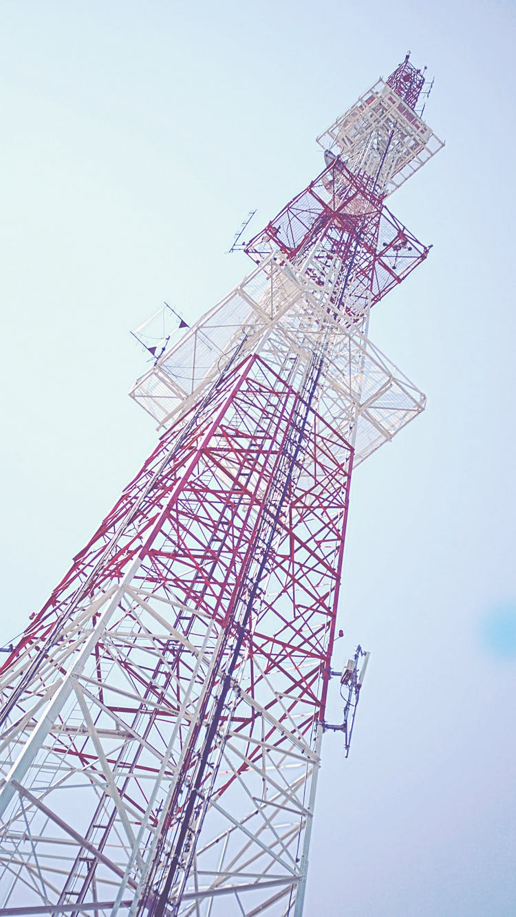 Low-angle Photography Of Transmission Tower