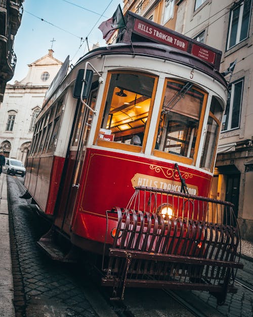 Tram on the Street for Public Transportation