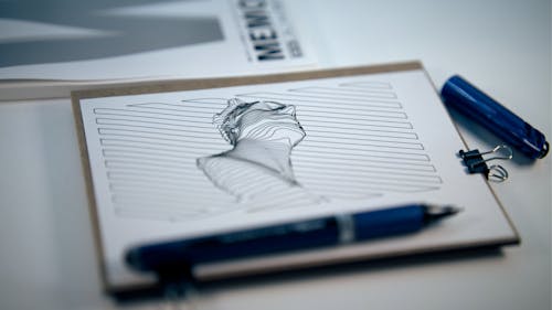Drawing on a Piece of Paper