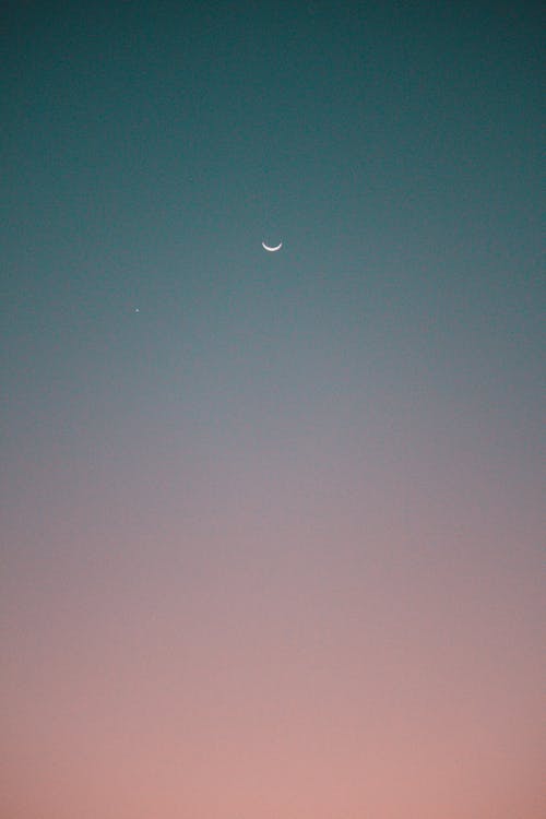 Free A Moon in the Sky Stock Photo