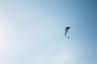 Photo of a Person Paragliding