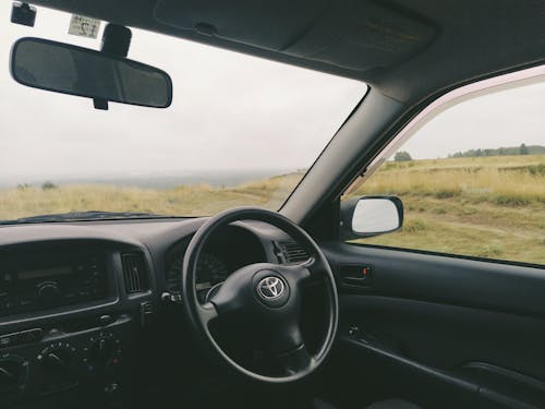 Black Car Steering Wheel