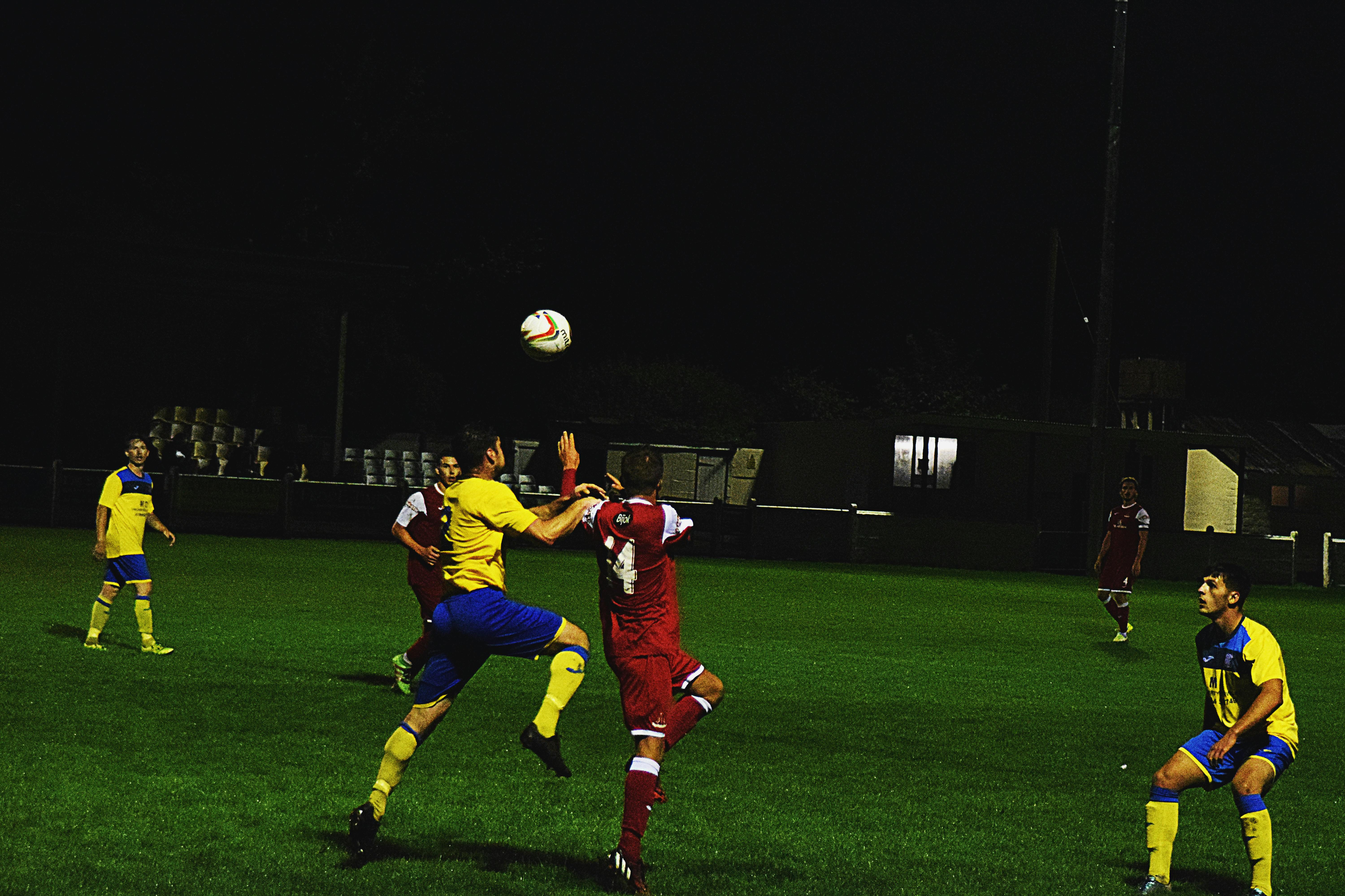 Free stock photo of ball, header, men