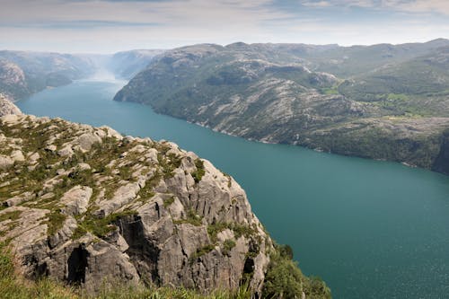 çevre, doğada güzellik, fiyort içeren Ücretsiz stok fotoğraf