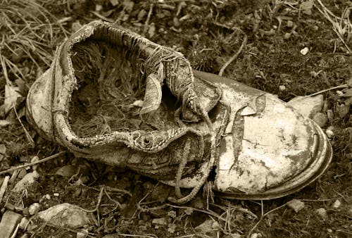 Free stock photo of old shoe