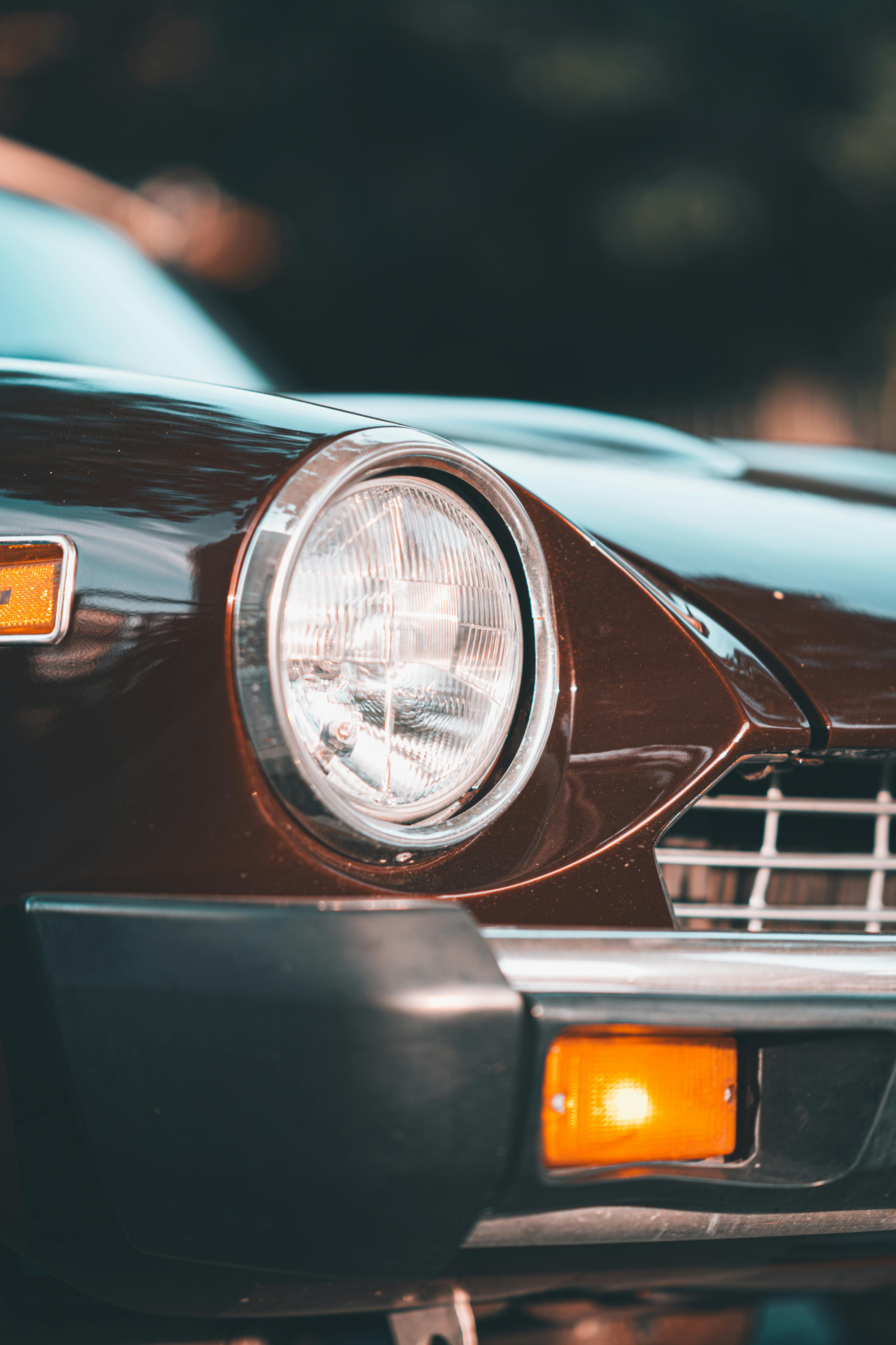 Close-up Photo of Blue Car · Free Stock Photo