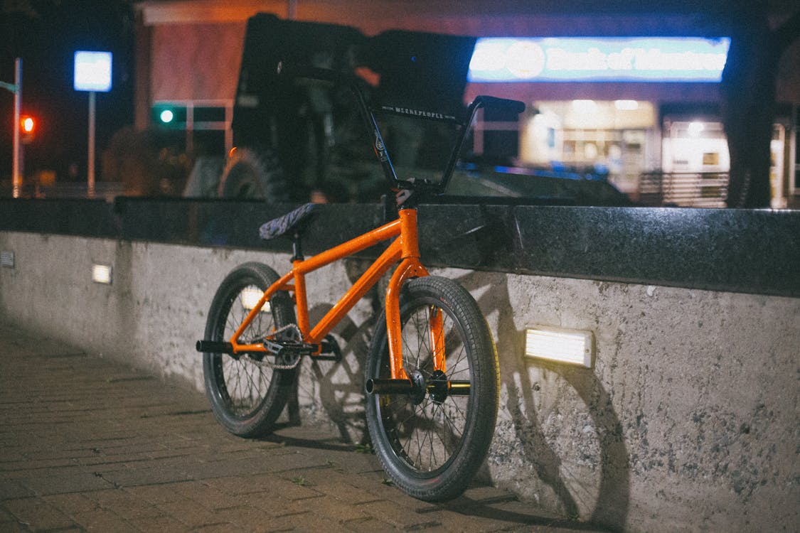 Orange top sunday bmx