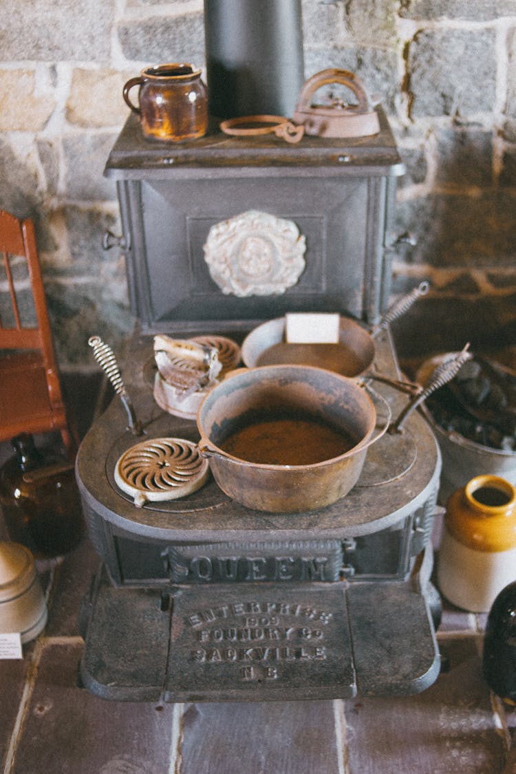 Cast Iron Burner And Cookware