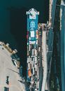 Aerial Photography of a Ship Near by the Wharf