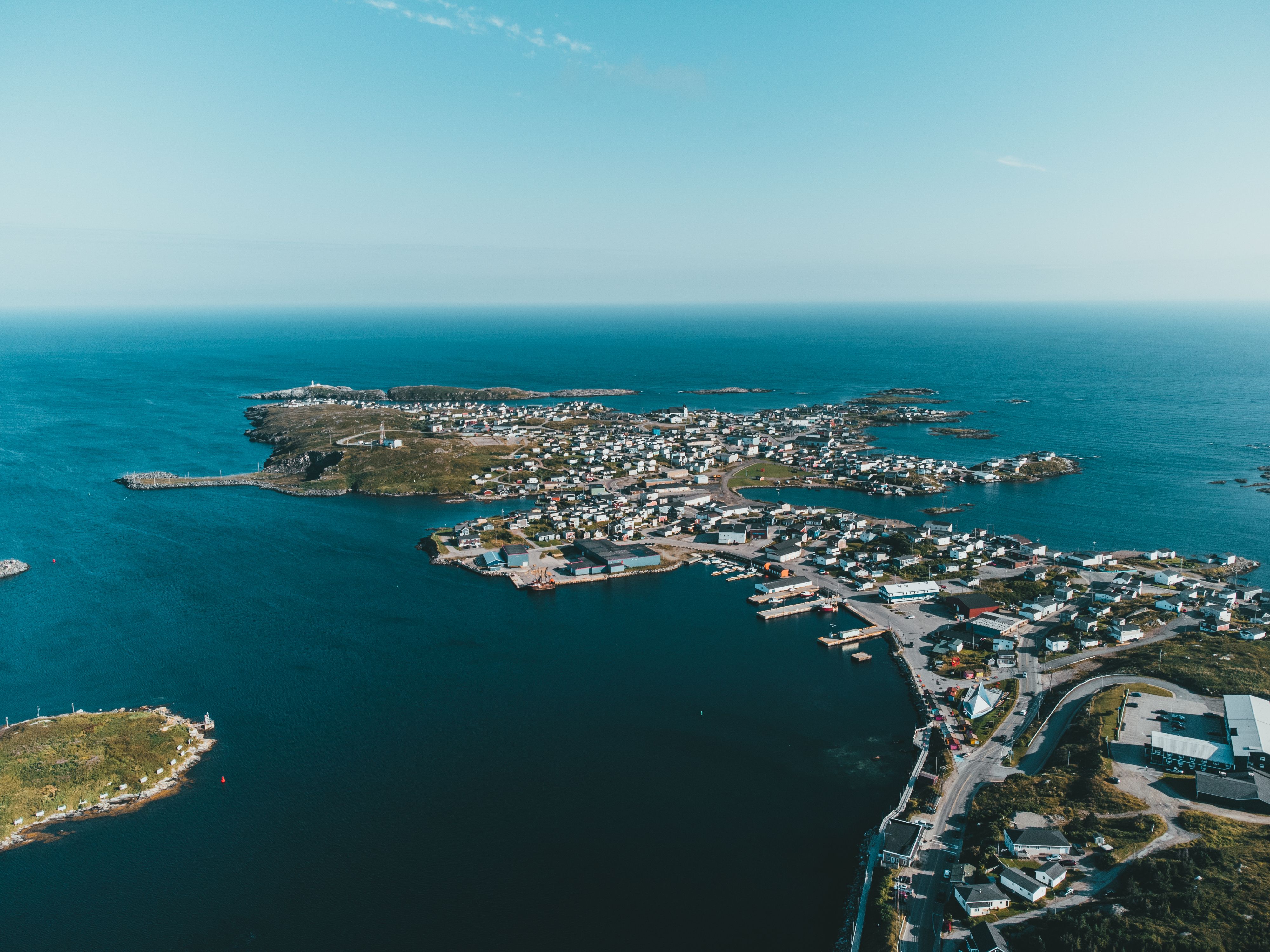 Islet Means Aerial Photo of Small Islets in a Lake · Free Stock Photo
