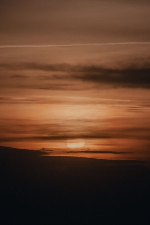 Free Beautiful sunset over the Bosphorus in Istanbul, Turkey, showcasing warm, dramatic skies. Stock Photo