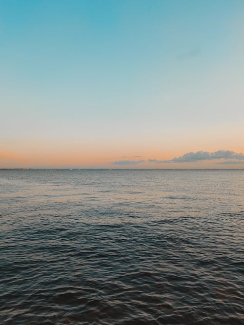 Scenic View of a Sea during Sunset